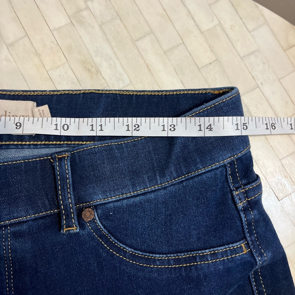Soft Surroundings Deep Blue Ultimate Pull-On Bootcut Jeans size Medium - Picture 6 of 9